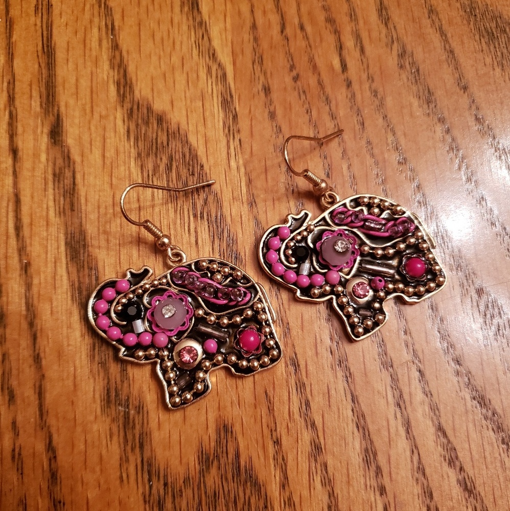 💜 Elephant Earrings